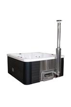 Hottub 200 cm hout- en elektrische kachel, jets, filter, enz