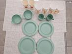 Camping servies en bestek. Campingservies setje. 2-persoons., Ophalen of Verzenden, Zo goed als nieuw
