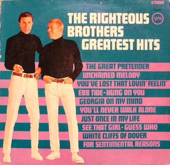 LP - The Righteous Brothers ‎– Greatest Hits, Cd's en Dvd's, Vinyl | Rock, Gebruikt, Poprock, 12 inch, Ophalen of Verzenden