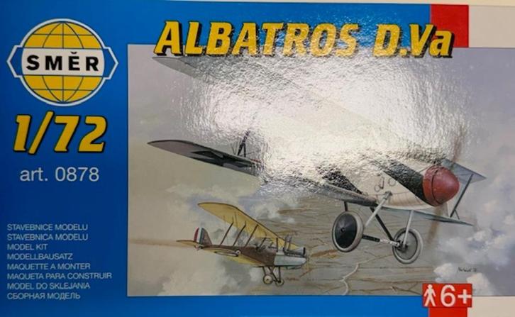 Coelianmodels, Smer, 0878, Albatros D. Va, 1/72, €6,99, Hobby en Vrije tijd, Modelbouw | Vliegtuigen en Helikopters, Nieuw, Vliegtuig