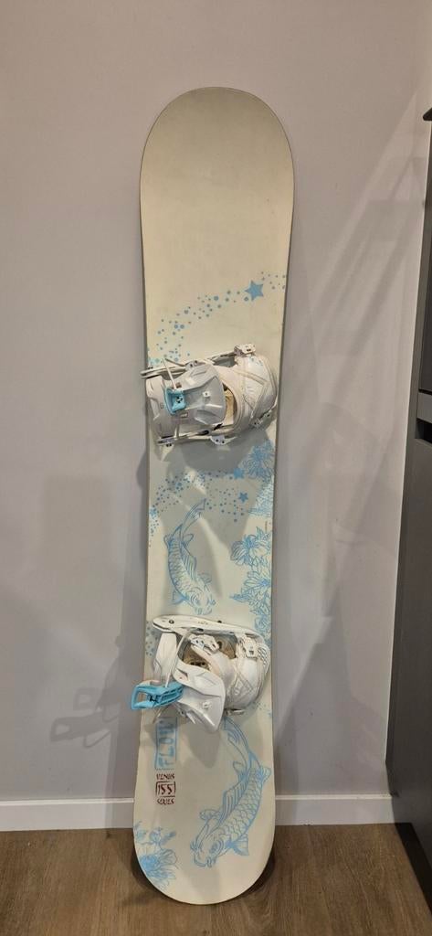 Flow Venus 155 Snowboard met Flow Bindingen maat M, Sport en Fitness, Ophalen of Verzenden, Gebruikt, Board