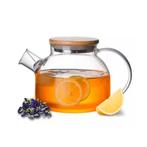 1 Liter Theepot - Theekan duurzaam, Glas of Glazen, Nieuw, Ophalen of Verzenden, Glas