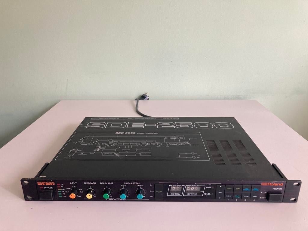 Roland SDE-2500 Digital Delay in Goede Staat, Ophalen of Verzenden, Gebruikt, Minder dan 500 watt, Overige typen