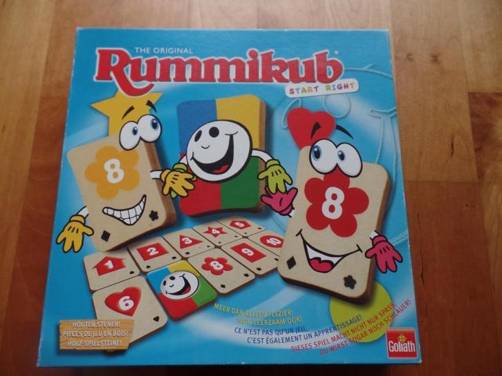 ZGAN Rummikub the original Goliath 4-7 jaar, Hobby en Vrije tijd, Gezelschapsspellen | Bordspellen, Zo goed als nieuw, Drie of vier spelers