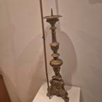 Antieke Bronzen / koper Kandelaar, Ophalen of Verzenden, Koper of Brons