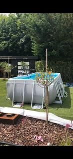 Intex zwembad met pomp en verwarming, Tuin en Terras, Zwembaden, Ophalen, 200 tot 300 cm, 80 tot 120 cm, Zo goed als nieuw