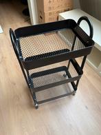 Zwarte Opberg Trolley - Multifunctioneel, Ophalen of Verzenden, Gebruikt