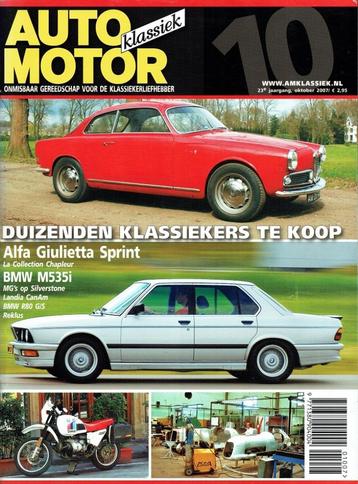 Auto Motor Klassiek 2007 nr. 10 (o.a. BMW M535i E28) beschikbaar voor biedingen