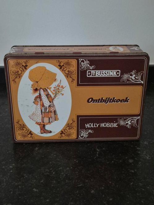 Vintage Holly Hobbie ontbijtblik, Verzamelen, Blikken, Gebruikt, Overige, Overige merken, Ophalen of Verzenden