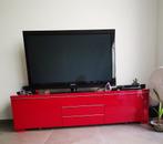Ikea tv meubel rood, Ophalen, 150 tot 200 cm, Zo goed als nieuw, Minder dan 100 cm