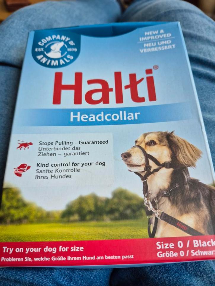 Halti anti trek tuigje, Dieren en Toebehoren, Hondenriemen, Nieuw, Ophalen of Verzenden