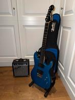 Washburn X Series Pro Blauw - Elektrische Gitaar + Versterke, Muziek en Instrumenten, Ophalen of Verzenden, Gebruikt, Solid body