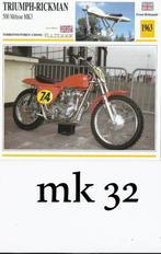 Mk32 motorkaart triumph-rickman 500 metisse, Ophalen of Verzenden, Zo goed als nieuw, Motoren
