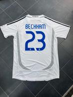 Real Madrid Beckham Retro Shirt, Sport en Fitness, Voetbal, Maat M, Verzenden, Zo goed als nieuw, Shirt
