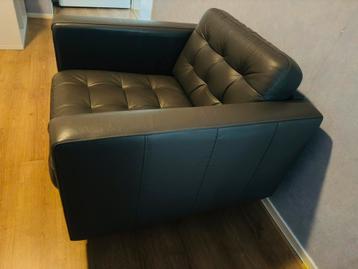 IKEA LANDSKRONA Bruingroene leren Fauteuil - afbeelding 2