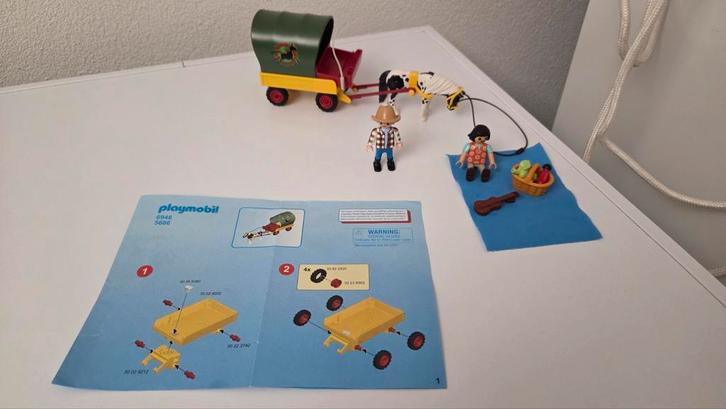 Playmobil Paard en Wagen Set, Kinderen en Baby's, Speelgoed | Playmobil, Zo goed als nieuw, Complete set, Ophalen of Verzenden