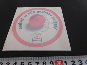 sticker Raamsticker Clini Clouwns Vergeet vandaag niet te la beschikbaar voor biedingen