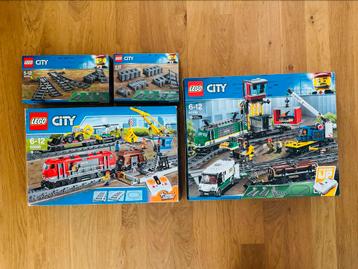 Lego City Treinen en Rails - Complete Sets beschikbaar voor biedingen