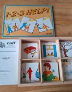 Educatief spel van Rolf in houten kist, 1-2-3 HELP !, Kinderen en Baby's, Speelgoed | Educatief en Creatief, Ophalen of Verzenden