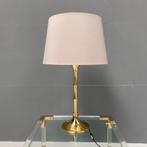 Vintage Brass Bamboo Table Lamp by Ingo Maurer., Ophalen of Verzenden, Gebruikt, Metaal, 50 tot 75 cm