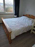 2 persoons grenen bed, Ophalen, Gebruikt, Tweepersoons, 180 cm