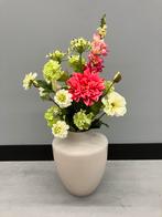 Zijden silk boeket roze/groen/wit NIEUW!, Binnen, Info@flowersbymirjam.nl, Nieuw, Transformatorstraat 6a
