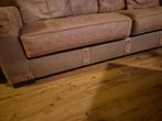 Gratis leren bank  (Hunter), Ophalen, Gebruikt, Driepersoons, 75 tot 100 cm