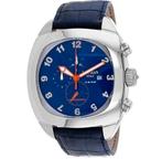 Locman 1970 Hi Tech Chronograph Date Classic Blue Dial, Overige merken, Staal, Polshorloge, Ophalen of Verzenden