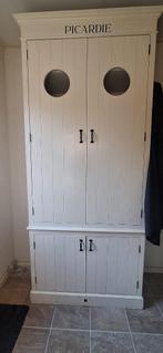 Rivièra maison kast rm wit crème tekst picardie, Ophalen, Gebruikt, 100 tot 150 cm, Riviera maison rm
