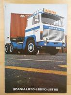 Scania 110 Brochure 1974 – LB110 LBS110 LBT110 Front, Ophalen of Verzenden, Zo goed als nieuw, Overige merken, Scania