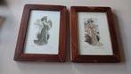 2 tekeningen modelijn 1880 John Redfern -  retro design, Minder dan 50 cm, Ophalen of Verzenden, Zo goed als nieuw, Schilderij