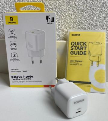 Baseus 45W GaN 1x USB-C wandlader/charger |CCGAN45CE, PicoGo beschikbaar voor biedingen