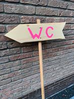Wegwijzer bord pijl, Ophalen, Zo goed als nieuw, Versiering, Geboorte of Huwelijk
