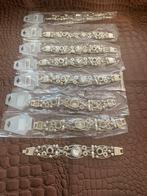 Partij 8 stuks luxe mooie strass armbanden A12, Ophalen of Verzenden, Nieuw, Overige kleuren, Overige materialen