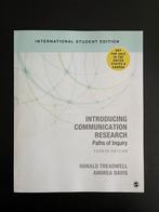 Introducing Communication Research - 4th edition, Boeken, Studieboeken en Cursussen, Ophalen of Verzenden, Alpha, Nieuw, Niet van toepassing