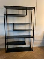 Woood vakkenkast zwart, Huis en Inrichting, Kasten | Wandmeubels, Ophalen, Zo goed als nieuw, Minder dan 150 cm, 150 tot 200 cm