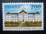 Postzegels IJsland 1980 ziekenhuis - cw. € 0,50 postfris., Ophalen of Verzenden, IJsland, Postfris