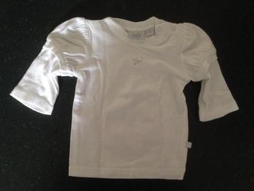 Meisjes shirtje / shirt / longsleeve wit van Feetje mt 62 beschikbaar voor biedingen