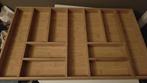 Inzet besteklade, Huis en Inrichting, Verzenden, Zo goed als nieuw, Hout
