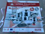 Imperial Collection 16-delige Pannenset - Nieuwstaat, Ophalen, Inductieplaat, Nieuw, Pannenset