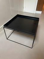 Hay tray salontafel zwart metaal 60x60, Huis en Inrichting, Ophalen, Gebruikt, 50 tot 100 cm, Vierkant