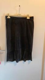 Scarva suede rok, Ophalen of Verzenden, Gedragen, Bruin, Onder de knie