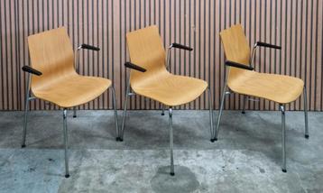 16 x Köhl vergaderstoelen houten design stoelen kantoor beschikbaar voor biedingen