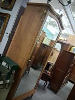 antieke eiken  linnenkast kleerkast legplanken  495,00, Huis en Inrichting, Kasten | Kledingkasten, Ophalen, 100 tot 150 cm, 200 cm of meer