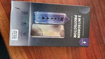 S25 Ultra 3 in 1 Screenprotector 2st.  beschikbaar voor biedingen