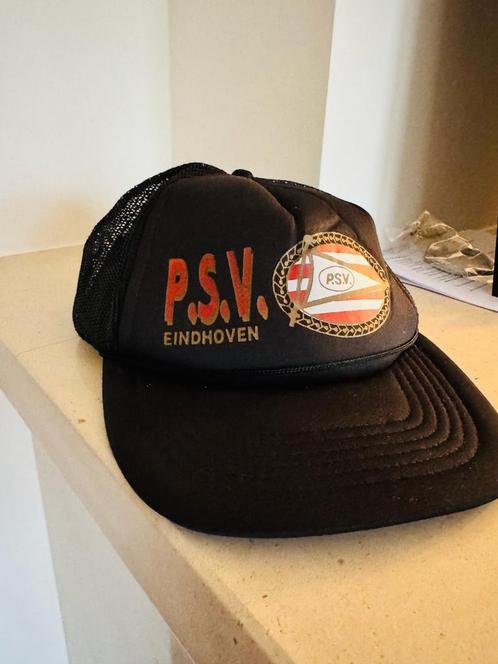 Zwarte PSV pet - all size, Kleding | Heren, Hoeden en Petten, Zo goed als nieuw, Pet, One size fits all, Ophalen of Verzenden
