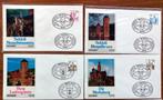 FDC Duitsland "Burgen & Schlosser" zes stuks onbeschreven, Verzenden, Onbeschreven, Europa