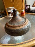 Mooie oosterse hardhouten sier/opberg schaal, Ophalen of Verzenden, Nieuw, Rond, Hout