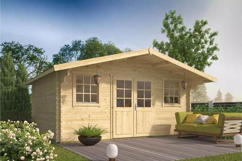 Tuinhuis/ Blokhut Pavel. Afm.:500(b) x 470(d)x 263(h). NIEUW, Tuin en Terras, Tuinhuizen, Nieuw, Blokhut, Hout, 250 tot 500 cm