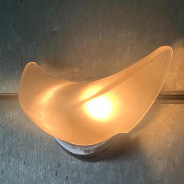 OPRUIMING Kolarz Leuchten chroom en etsglas wandlamp beschikbaar voor biedingen